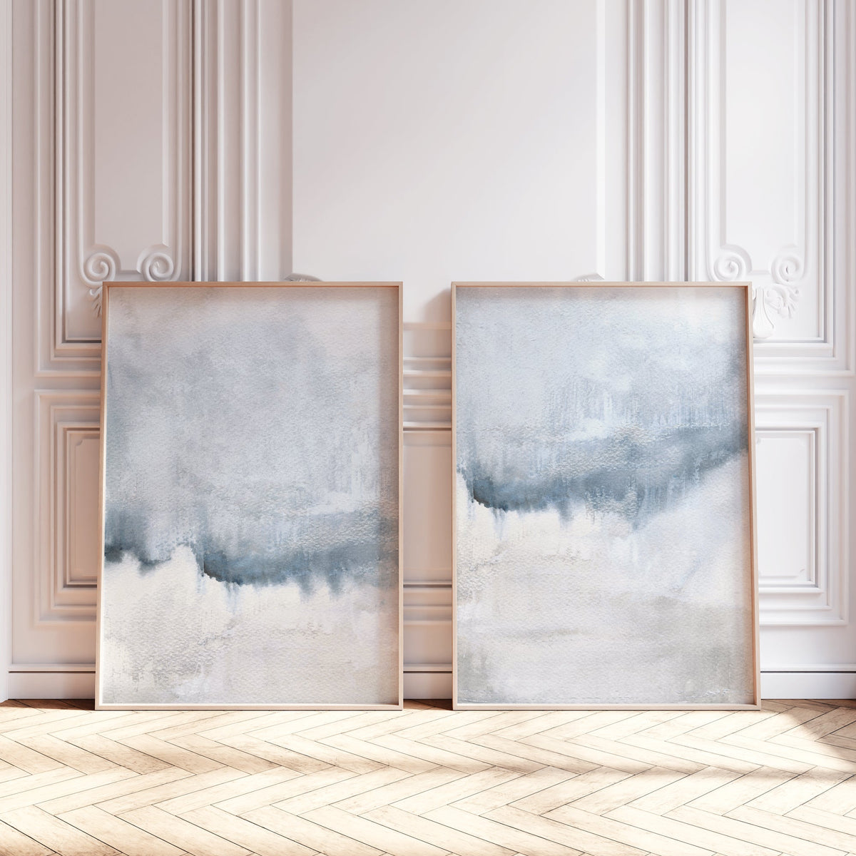 Abstract Seascape Wall Art Print Set