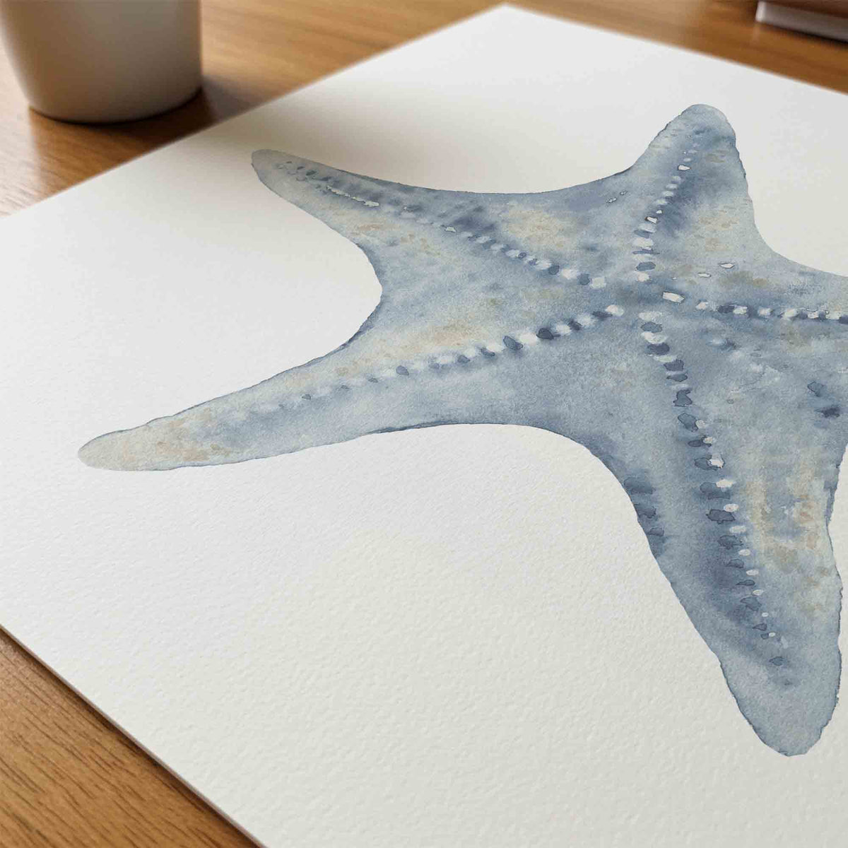 Coastal Wall Art | Starfish & Sand Dollar Print Set
