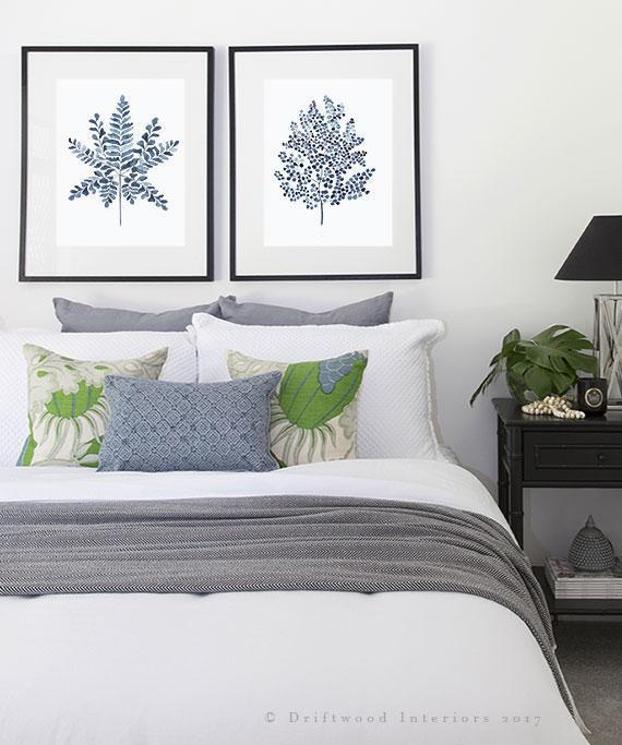 Fern III in Denim Blue - Driftwood Interiors