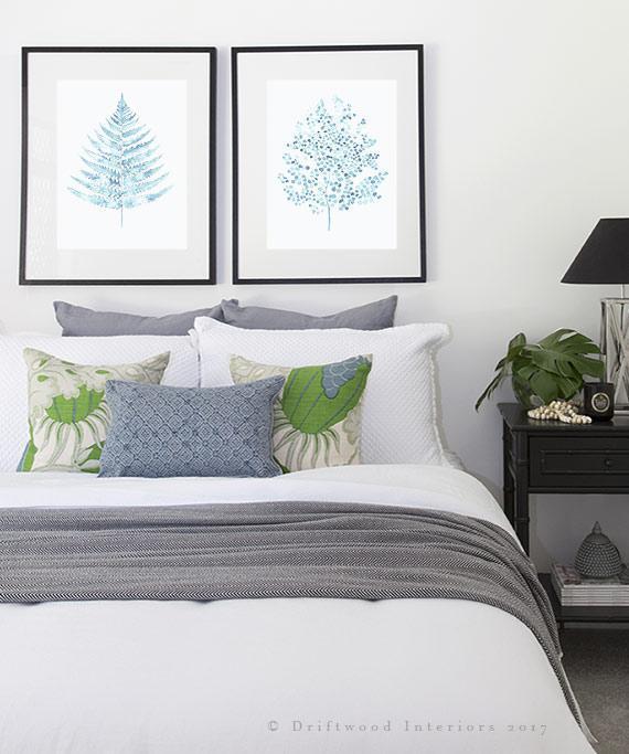 Fern I in Pale Blue - Driftwood Interiors