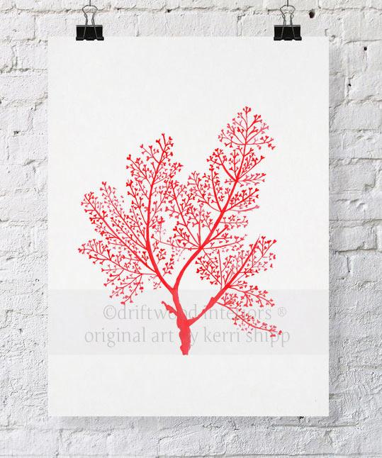 Sea Fern in Ruby - Driftwood Interiors