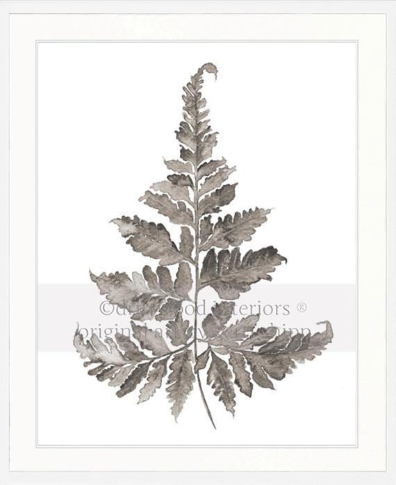Taupe Foliage II - Driftwood Interiors