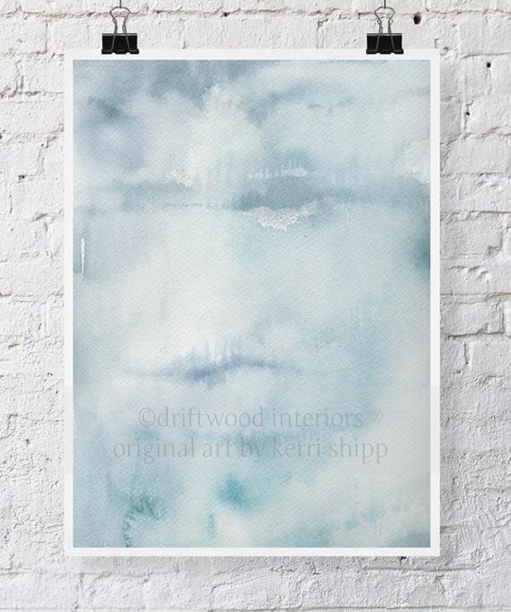 Abstract "Ashen I" - Driftwood Interiors