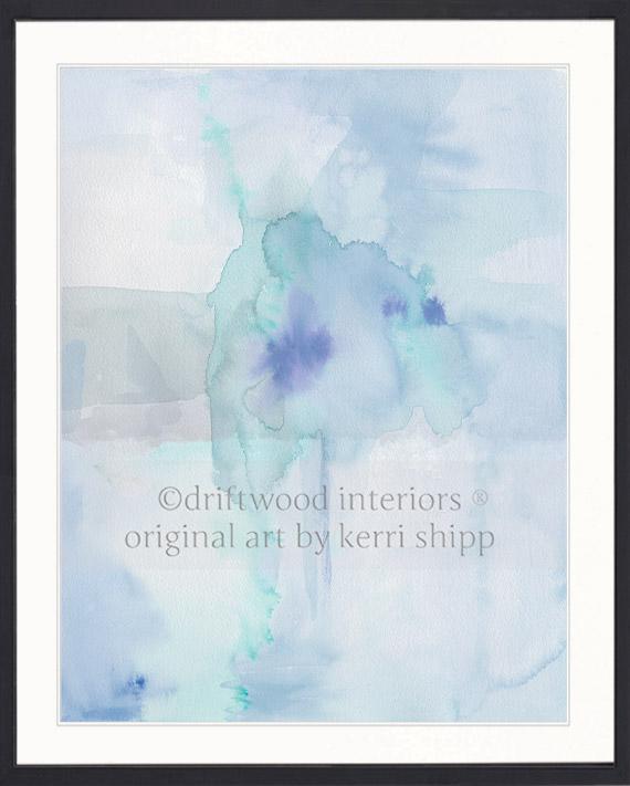 Into the Blue I in Serenity - Limited Edition Print