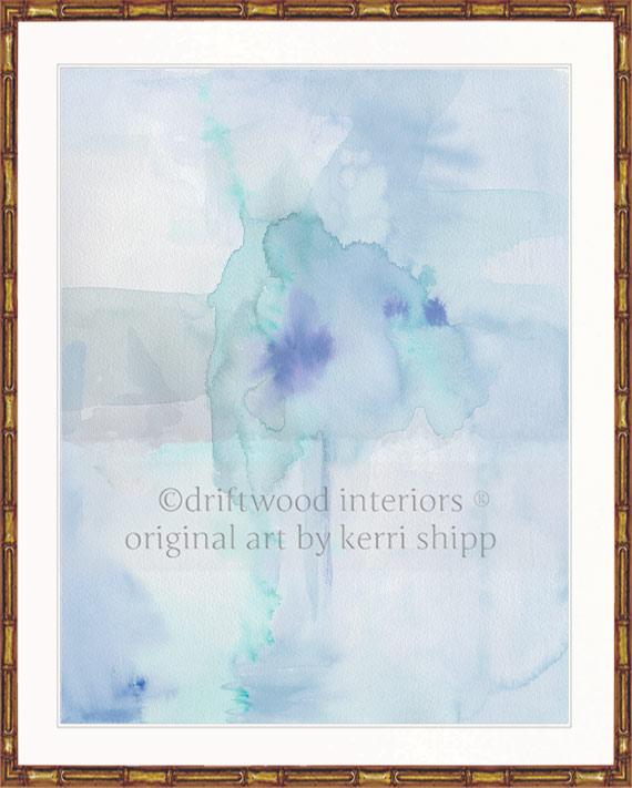 Into the Blue I in Serenity - Limited Edition Print