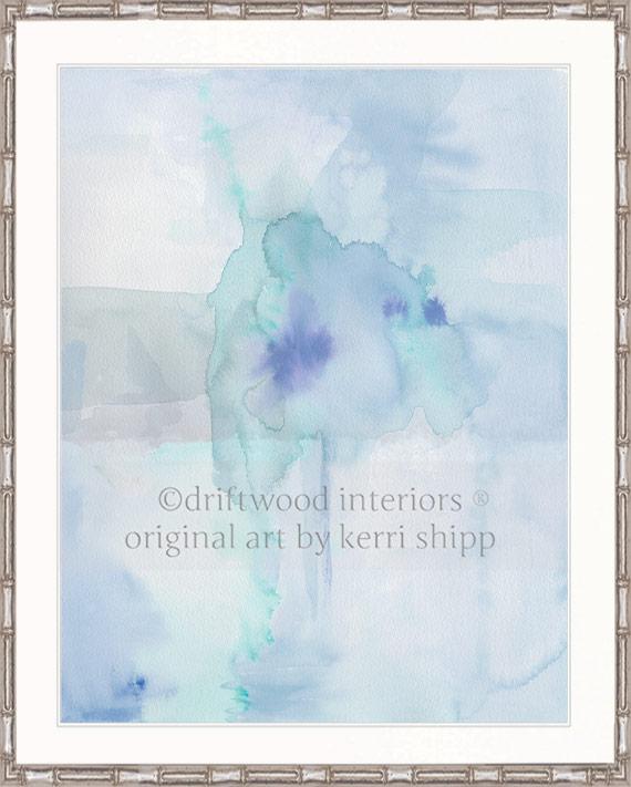 Into the Blue I in Serenity - Limited Edition Print