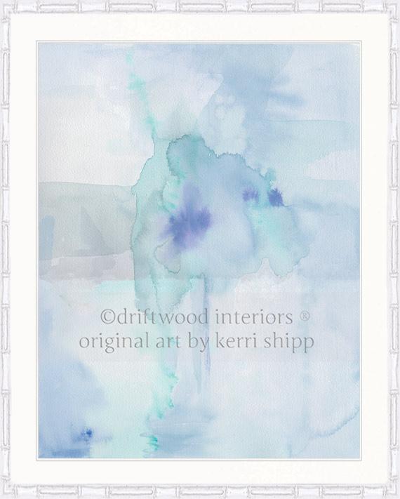 Into the Blue I in Serenity - Limited Edition Print