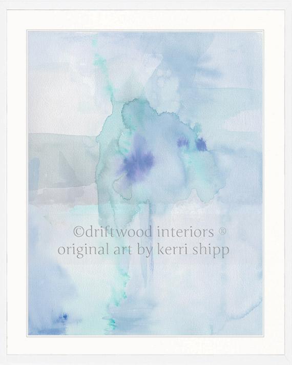 Into the Blue I in Serenity - Limited Edition Print