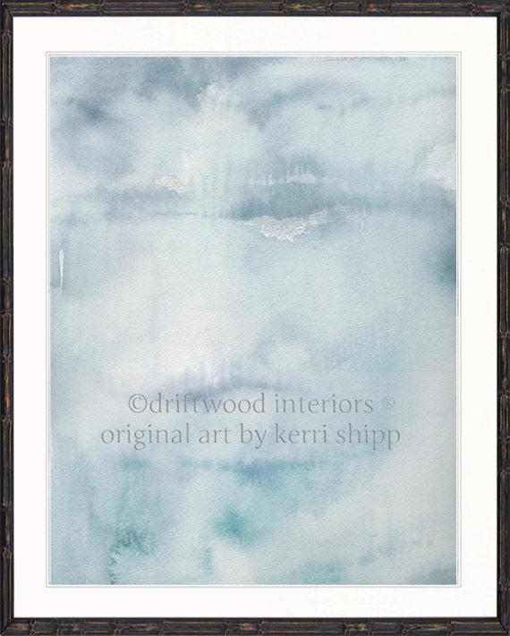 Abstract "Ashen I" - Driftwood Interiors