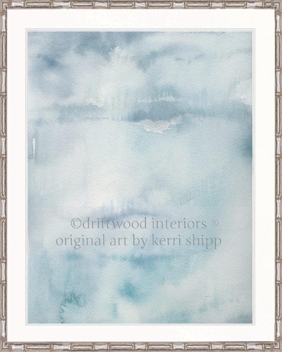 Abstract "Ashen I" - Driftwood Interiors