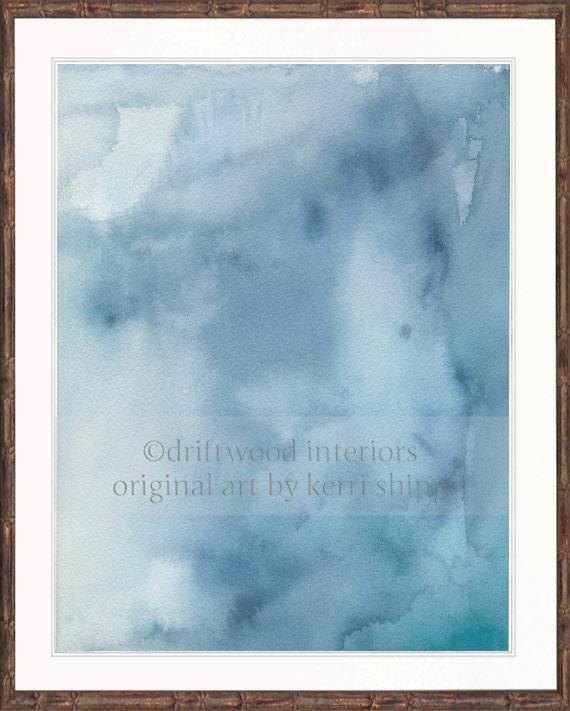 Abstract "Ashen II" - Driftwood Interiors