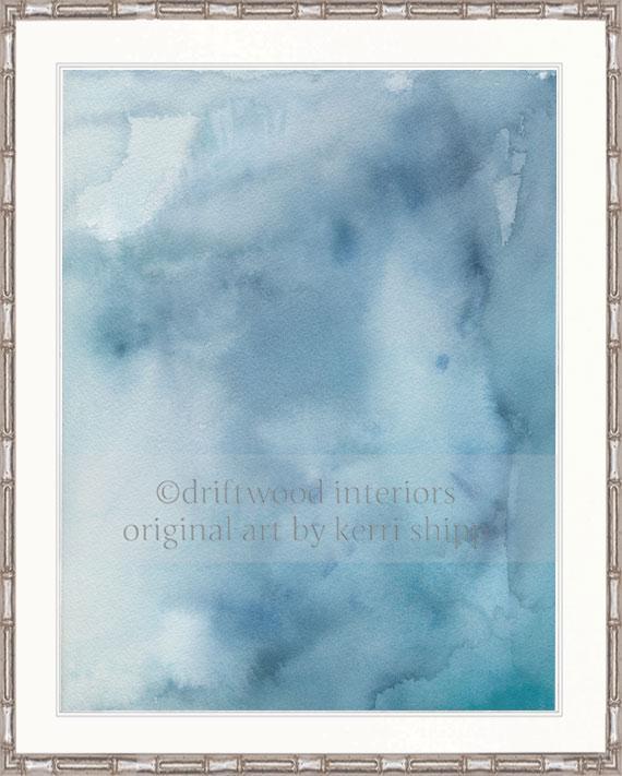 Abstract "Ashen II" - Driftwood Interiors