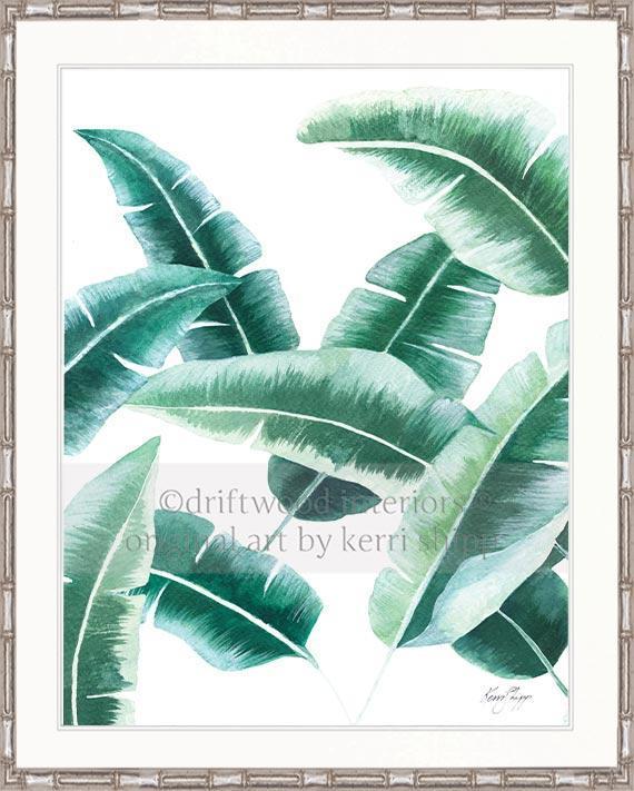 Banana Leaf II in Green - Driftwood Interiors