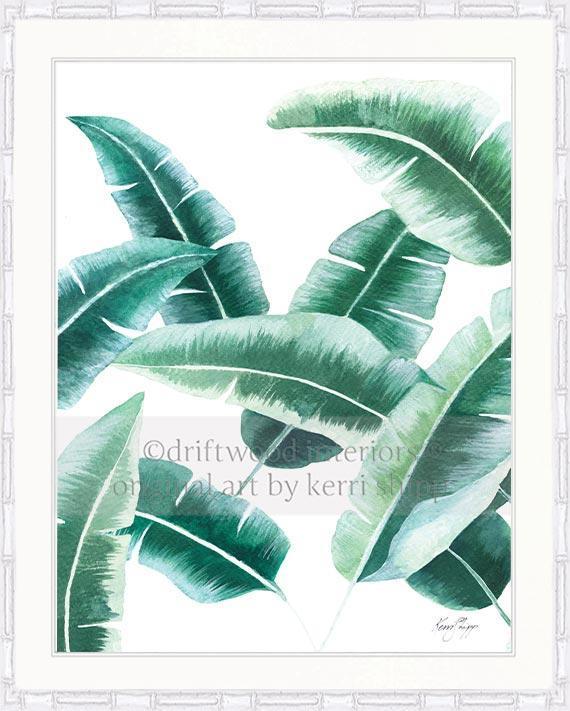 Banana Leaf II in Green - Driftwood Interiors