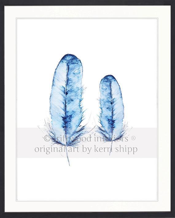 Kingfisher Pair in Denim - Driftwood Interiors