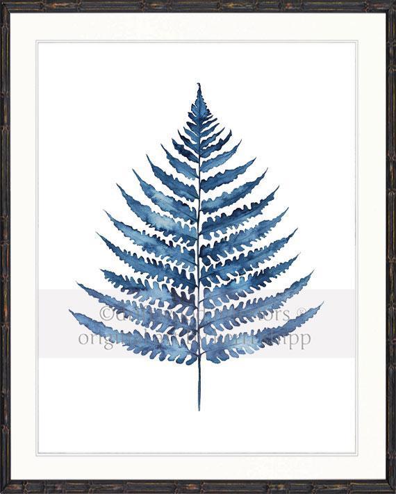 Fern I in Denim Blue - Driftwood Interiors