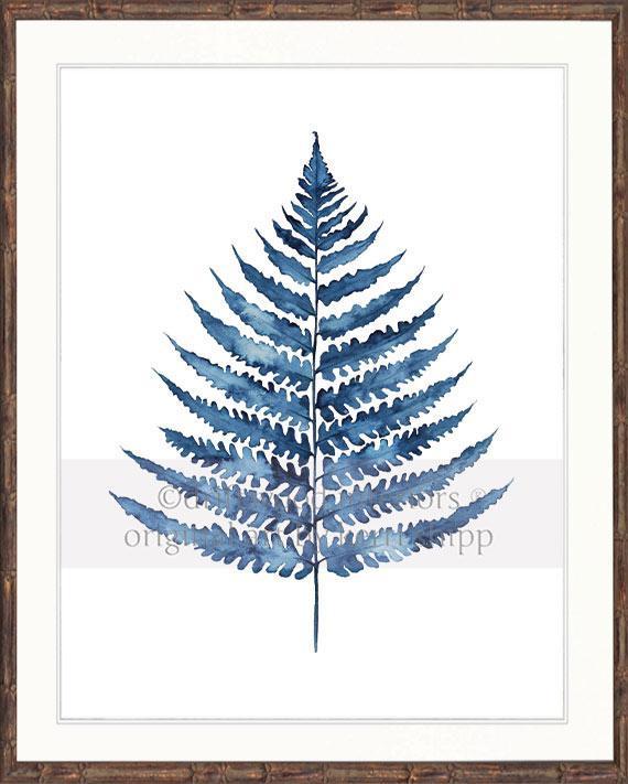 Fern I in Denim Blue - Driftwood Interiors