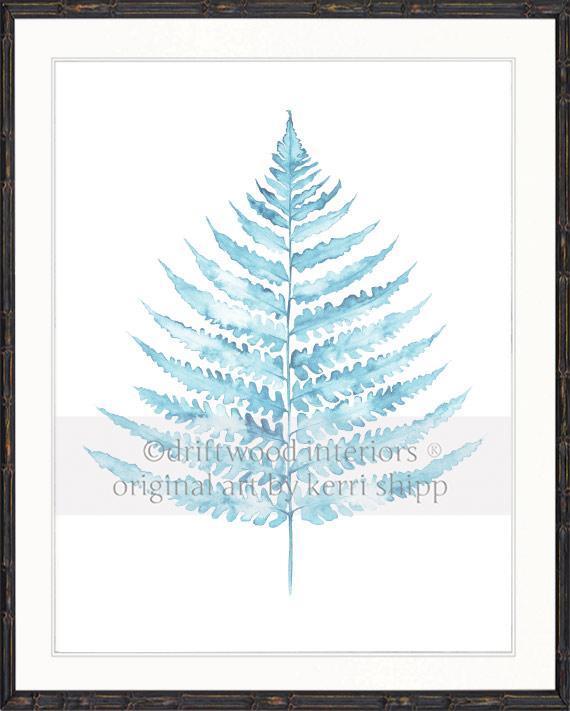Fern I in Pale Blue - Driftwood Interiors
