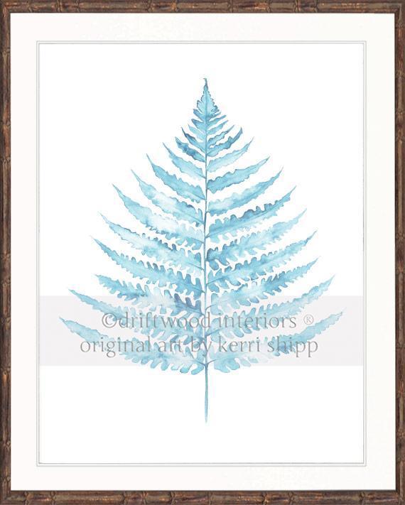 Fern I in Pale Blue - Driftwood Interiors
