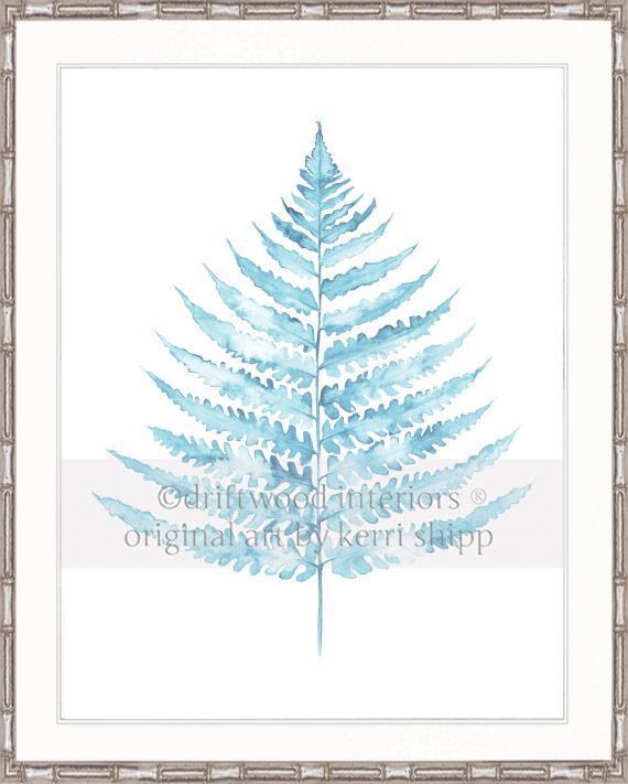 Fern I in Pale Blue - Driftwood Interiors