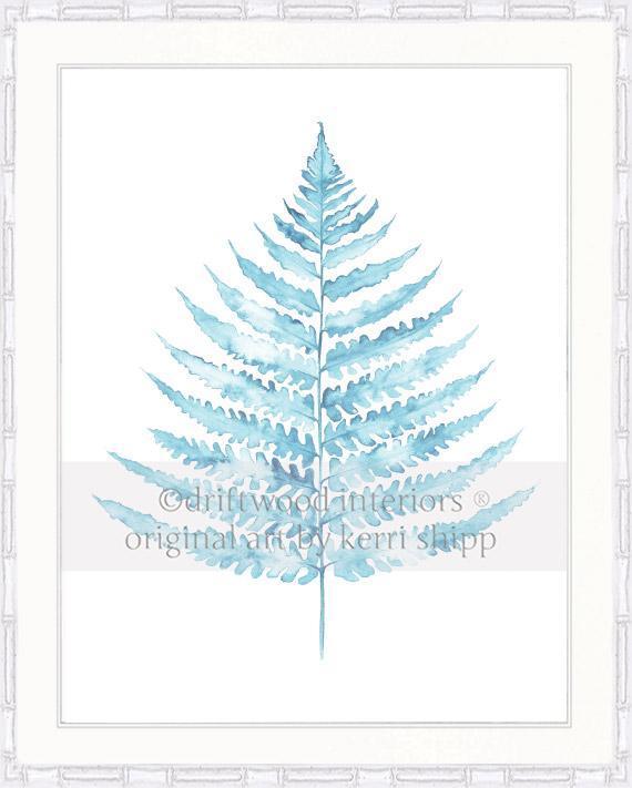 Fern I in Pale Blue - Driftwood Interiors