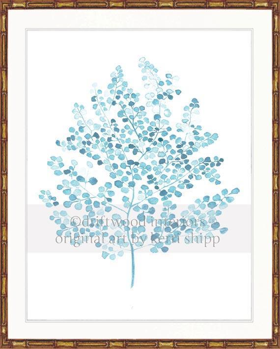 Fern II in Pale Blue - Driftwood Interiors