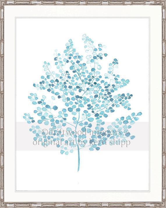 Fern II in Pale Blue - Driftwood Interiors
