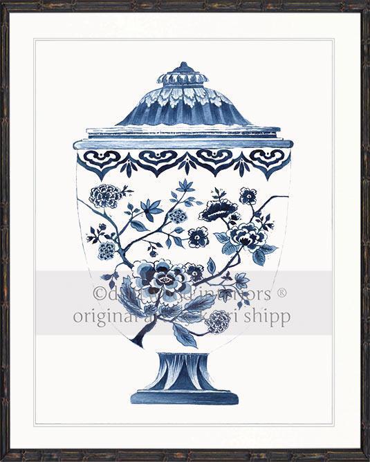 Ginger Jar II in Indigo - Driftwood Interiors