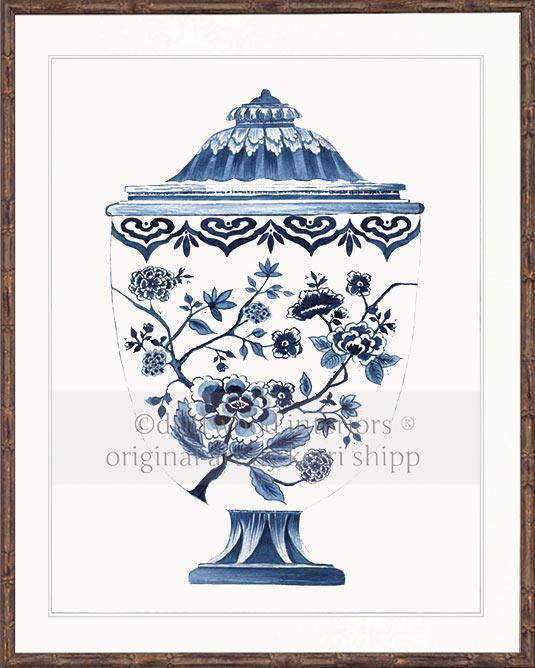 Ginger Jar II in Indigo - Driftwood Interiors