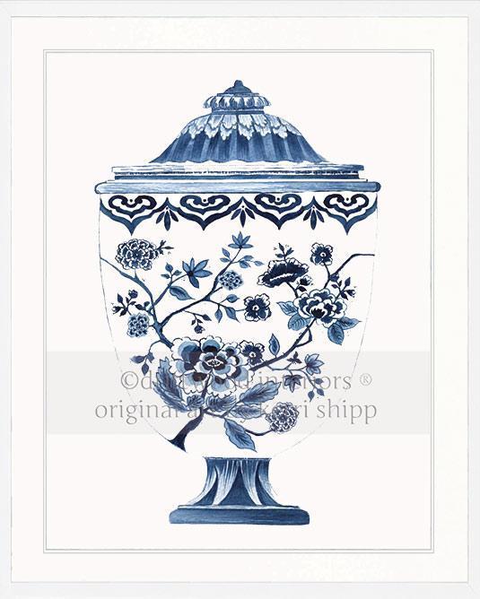 Ginger Jar II in Indigo - Driftwood Interiors