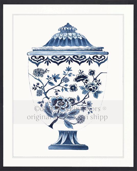 Ginger Jar II in Indigo - Driftwood Interiors