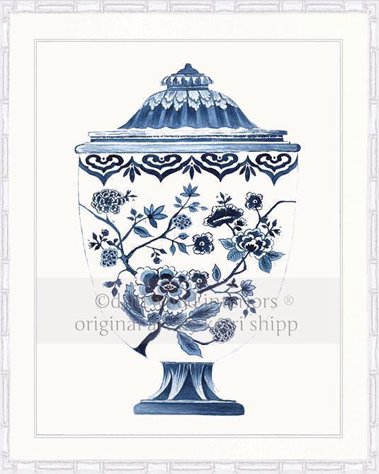 Ginger Jar II in Indigo - Driftwood Interiors