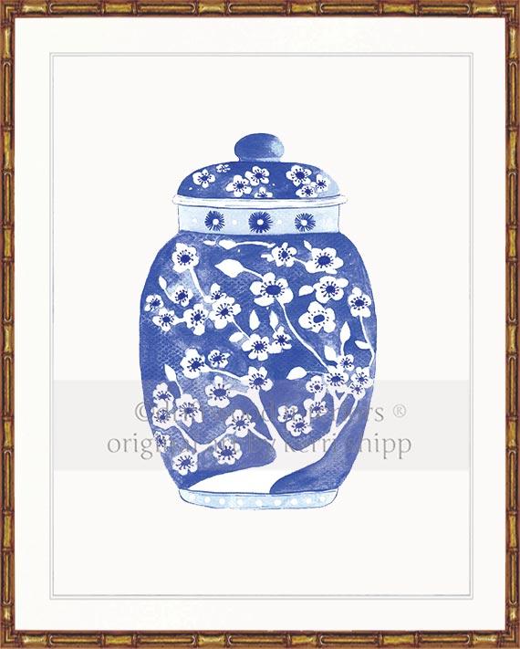 Ginger Jar in Indigo