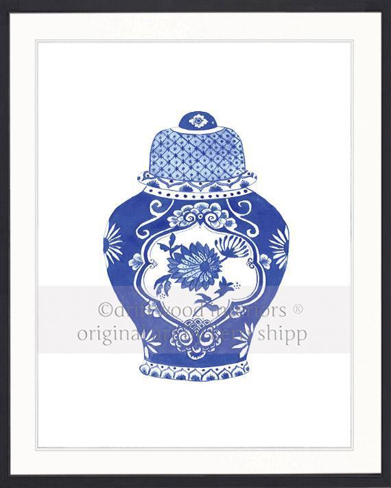 Ginger Jar in Cobalt - Driftwood Interiors