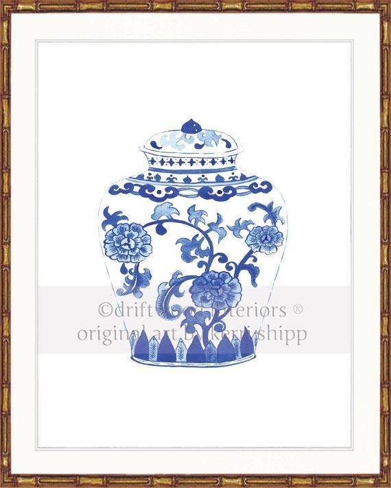 Ginger Jar in Ming - Driftwood Interiors