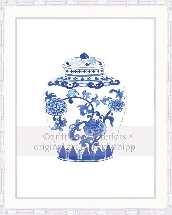 Ginger Jar in Ming - Driftwood Interiors