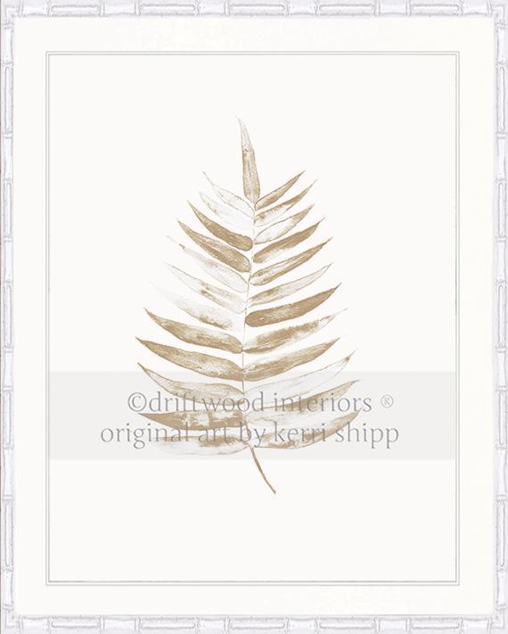 Palm Leaf in Natural - Driftwood Interiors