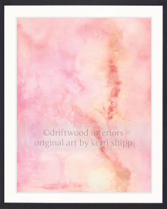 Essence II in Rose Quartz - Limited Edition Print
