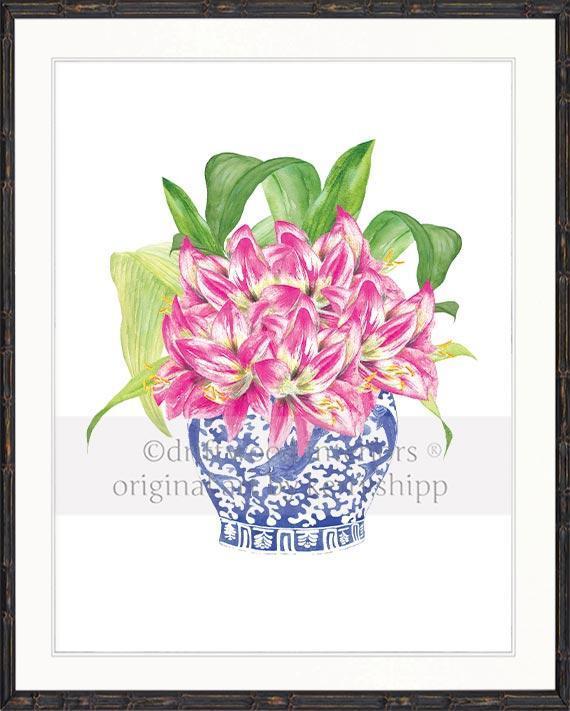 Pink Hippies in Chinois Blue - Driftwood Interiors