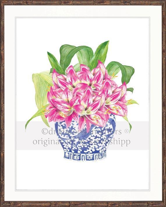 Pink Hippies in Chinois Blue - Driftwood Interiors