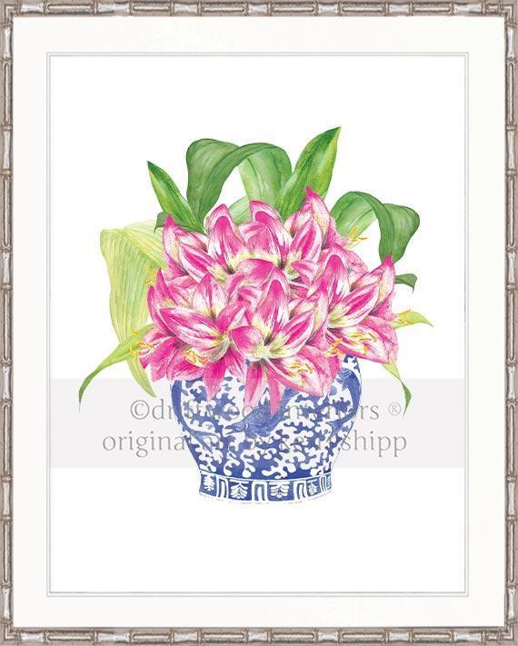 Pink Hippies in Chinois Blue - Driftwood Interiors