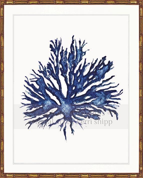 Sea Coral II in Denim - Driftwood Interiors