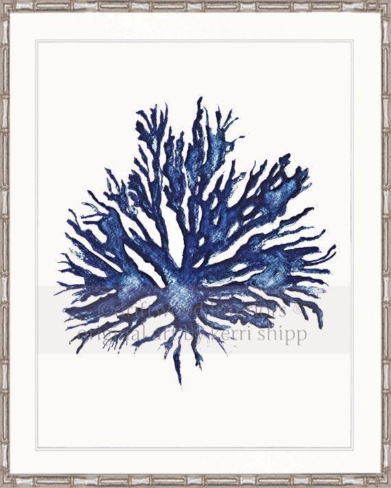 Sea Coral II in Denim - Driftwood Interiors