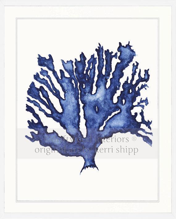 Sea Coral in Denim - Driftwood Interiors