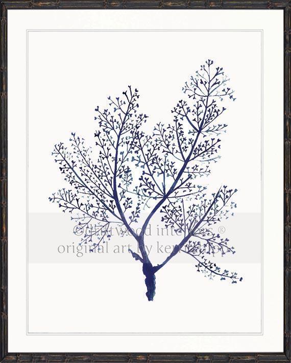 Sea Fern in Denim - Driftwood Interiors