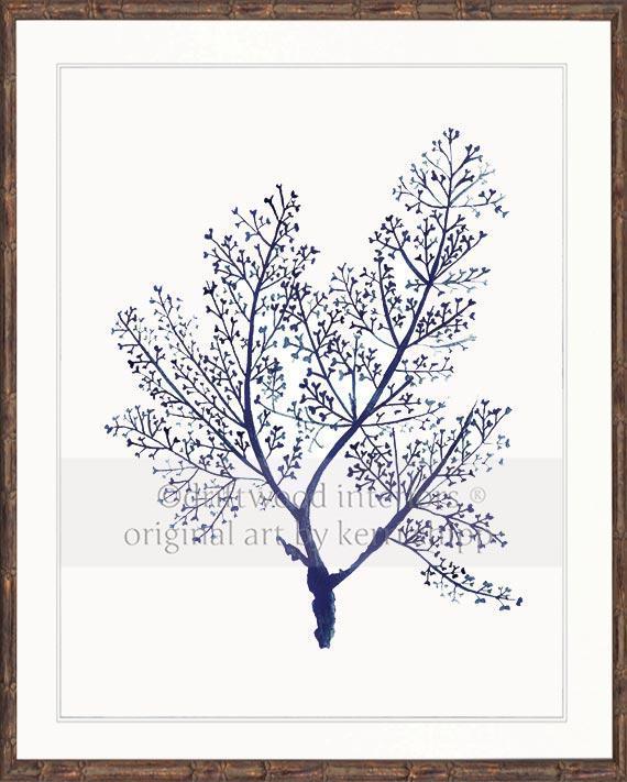 Sea Fern in Denim - Driftwood Interiors