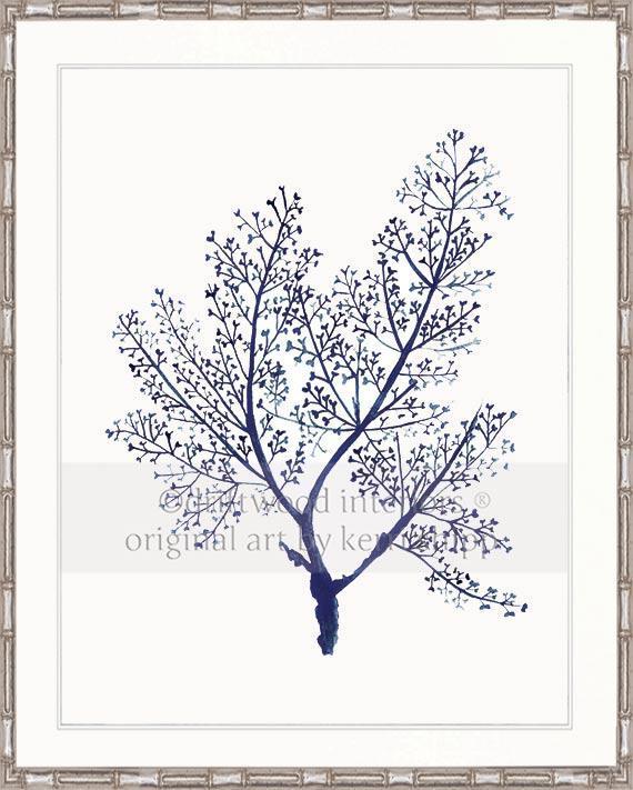 Sea Fern in Denim - Driftwood Interiors