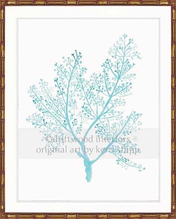 Sea Fern in Turquoise