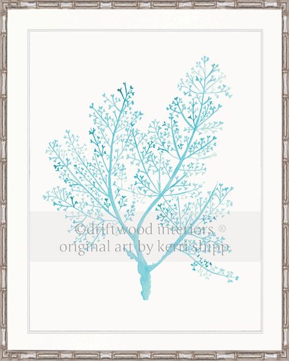 Sea Fern in Turquoise