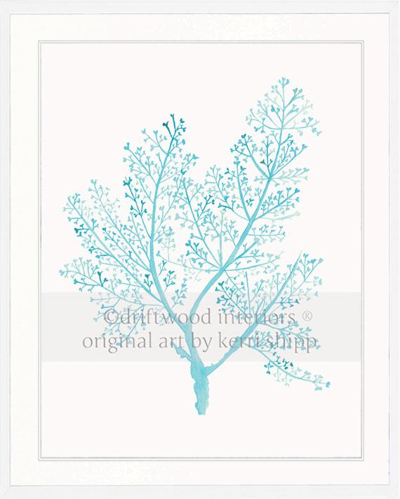 Sea Fern in Turquoise